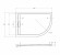 Душевой поддон из искусственного камня Cezares Tray AS 120x80 L TRAY-AS-RH-120/80-30-W-L Белый