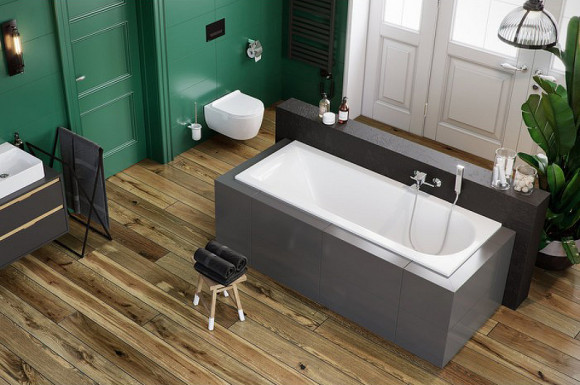 Акриловая ванна Excellent Aurum Slim 180x80 WAEX.AUR18WHS без гидромассажа