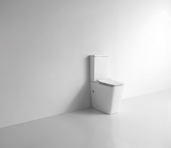 Унитаз компакт CeramaLux TR2170-1 с бачком и сиденьем Микролифт