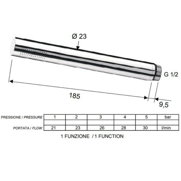 Ручной душ Remer 317MMX Хром Ручной душ Remer 317MMX Хром
