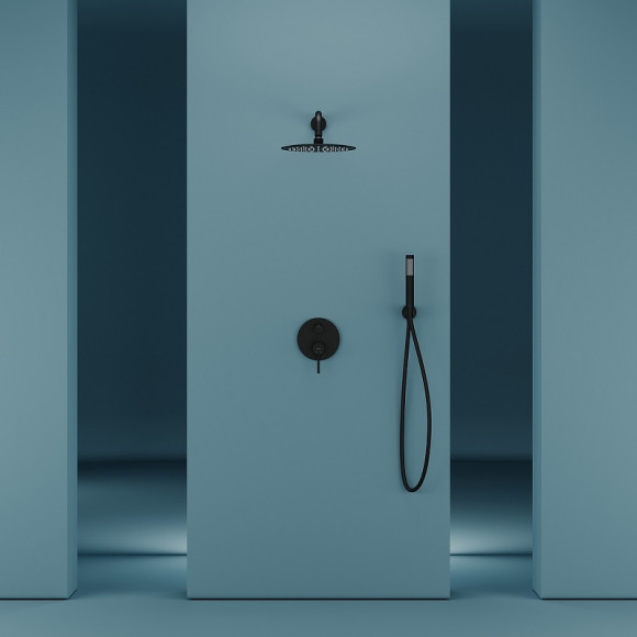 Душевая система Sancos Select SC3003MB Черная матовая