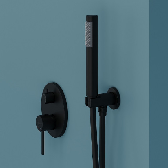 Душевая система Sancos Select SC3003MB Черная матовая