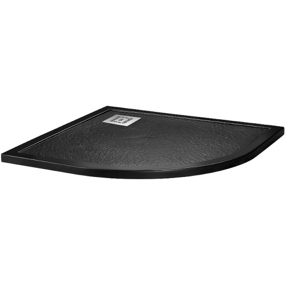 Душевой поддон из искусственного камня BelBagno Uno 90x90 TRAY-MR-UNO-R-90-550-35-NERO Черный Душевой поддон из искусственного камня BelBagno Uno 90x90 TRAY-MR-UNO-R-90-550-35-NERO Черный