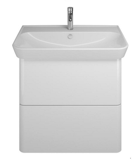 Тумба с раковиной Burgbad Iveo 80 SFEN080F2833G0161C0001*1 подвесная Белая глянцевая