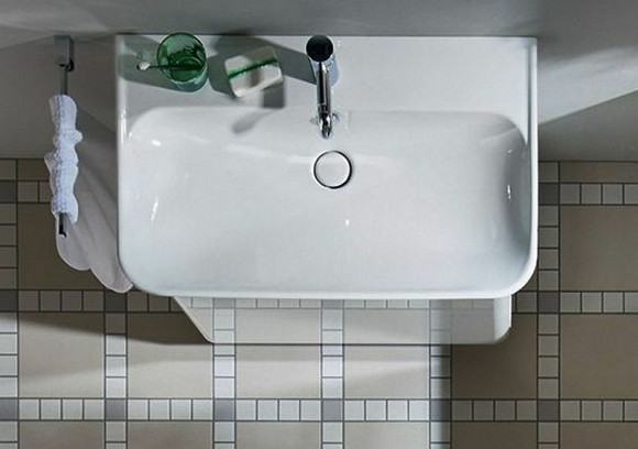 Тумба с раковиной Burgbad Iveo 80 SFEN080F2833G0161C0001*1 подвесная Белая глянцевая