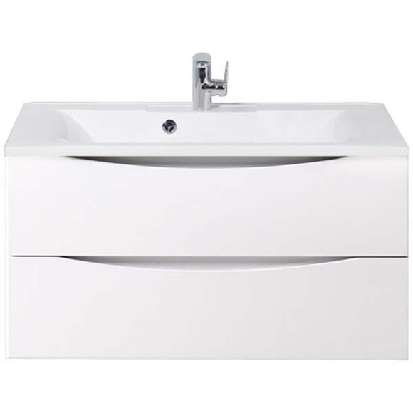 Тумба под раковину BelBagno Marino 80 MARINO-800-2C-SO-BL-P подвесная Bianco Lucido