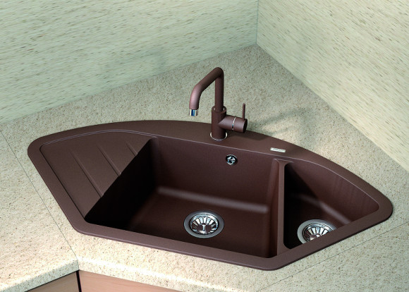 Кухонная мойка Florentina Веста-1005 20.285.E1005.306 Капучино
