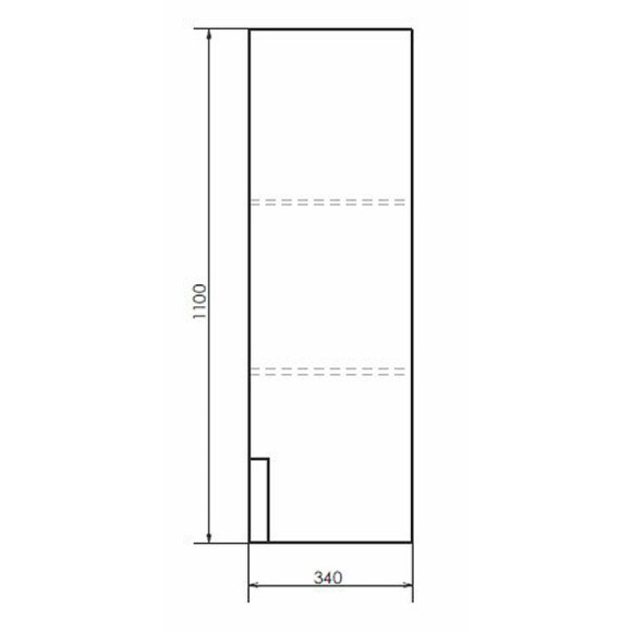 Шкаф полупенал Comforty Кельн 35 00004149530 подвесной Дуб темный Шкаф полупенал Comforty Кельн 35 00004149530 подвесной Дуб темный