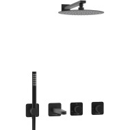 Душевая система WasserKRAFT Fulda A5251.300.301.219.258.302.242.217 Черная матовая