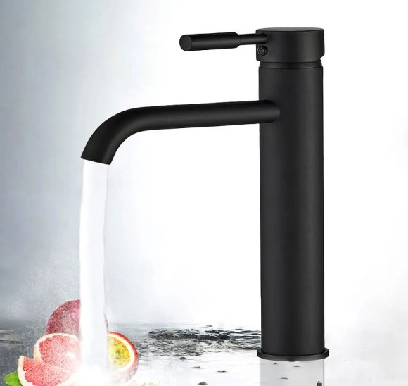 Смеситель для раковины ALMAes Sona TVZ-0906 Черный матовый Смеситель для раковины ALMAes Sona TVZ-0906 Черный матовый