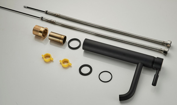 Смеситель для раковины ALMAes Sona TVZ-0906 Черный матовый Смеситель для раковины ALMAes Sona TVZ-0906 Черный матовый