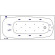 Акриловая ванна Whitecross Layla Slim 180x80 0122.180080.100.ULTRA.BR с гидромассажем Акриловая ванна Whitecross Layla Slim 180x80 0122.180080.100.ULTRA.BR с гидромассажем