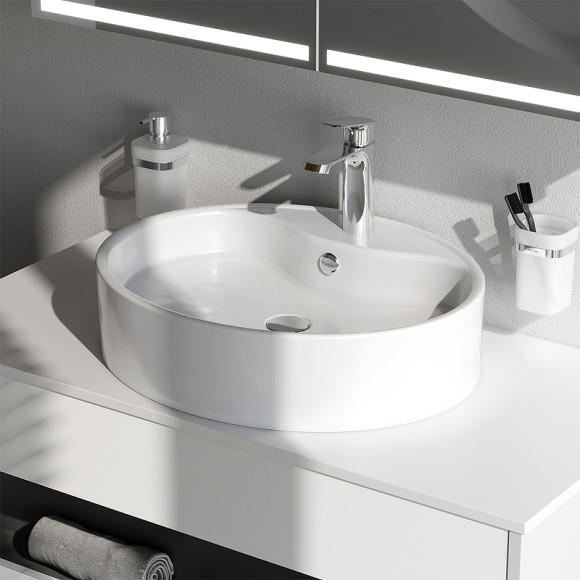 Раковина AM.PM Func 56 M8FWCC20561WG Белая Раковина AM.PM Func 56 M8FWCC20561WG Белая