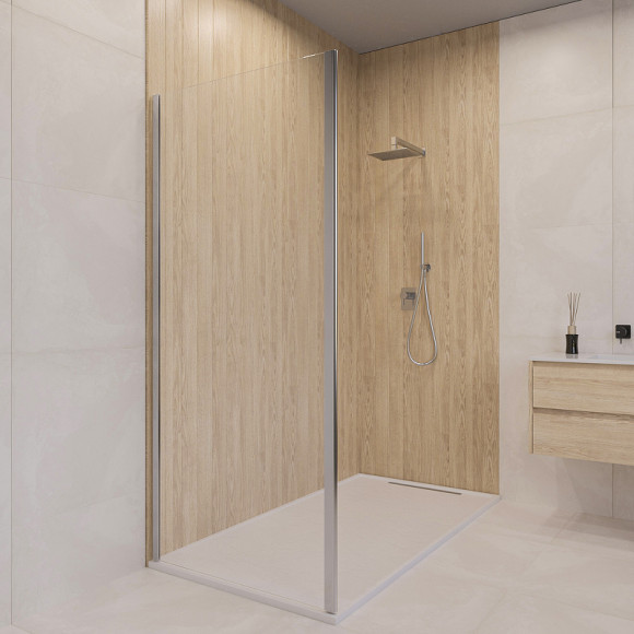 Душевая стенка RGW Z-050-5 80 352205508-11 профиль Хром стекло прозрачное Душевая стенка RGW Z-050-5 80 352205508-11 профиль Хром стекло прозрачное