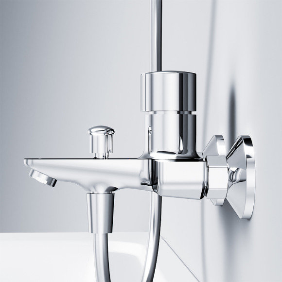 Смеситель для ванны AM.PM X-Joy F85A10500 Хром Смеситель для ванны AM.PM X-Joy F85A10500 Хром