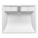 Раковина Aquaton Рейн 60 1A72103KRW010 на стиральную машину Белая