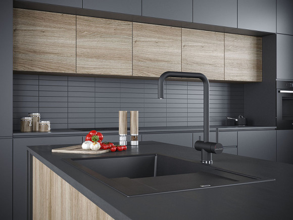 Смеситель для кухни Paulmark Wetter We213030-401 Антрацит