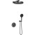 Душевая система Sancos Space SC3006GMG с термостатом Вороненная сталь