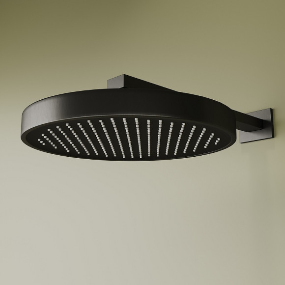 Душевая система Sancos Space SC3006GMG с термостатом Вороненная сталь