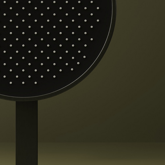 Душевая система Sancos Space SC3006GMG с термостатом Вороненная сталь