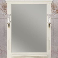 Зеркало Opadiris Риспекто 80 00-00007059 Слоновая кость с выключателем