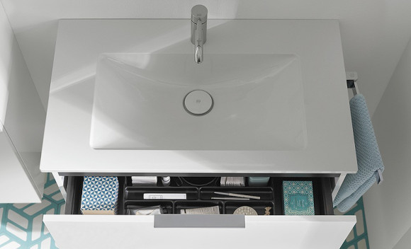 Тумба с раковиной Burgbad Eqio 95 SEYQ093F2009G0146C001*1 Белая глянцевая Тумба с раковиной Burgbad Eqio 95 SEYQ093F2009G0146C001*1 Белая глянцевая