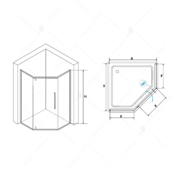Душевой уголок RGW Stilvoll SV-81G 90х90 32328199-16 профиль Золото стекло прозрачное Душевой уголок RGW Stilvoll SV-81G 90х90 32328199-16 профиль Золото стекло прозрачное