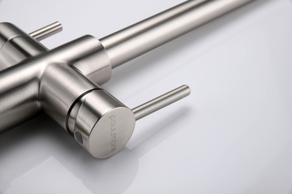 Смеситель для кухни Paulmark Lange La214212-NI Никель