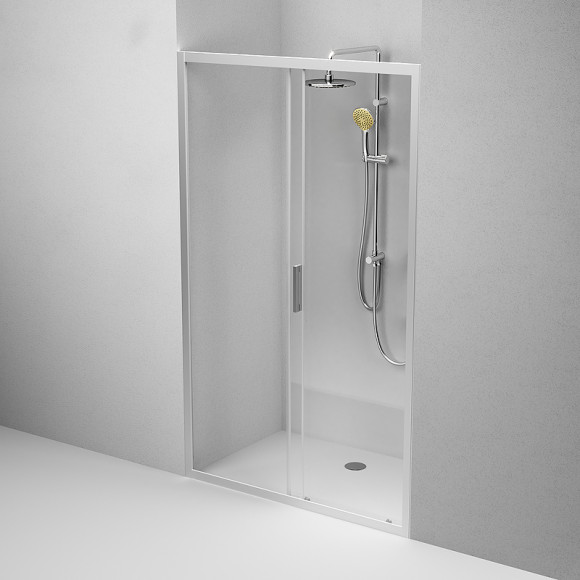 Душевая дверь AM.PM Gem 120 W90G-120-1-195MT профиль Хром матовый стекло прозрачное Душевая дверь AM.PM Gem 120 W90G-120-1-195MT профиль Хром матовый стекло прозрачное