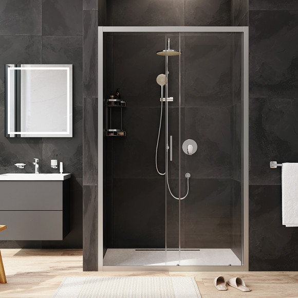 Душевая дверь AM.PM Gem 120 W90G-120-1-195MT профиль Хром матовый стекло прозрачное Душевая дверь AM.PM Gem 120 W90G-120-1-195MT профиль Хром матовый стекло прозрачное