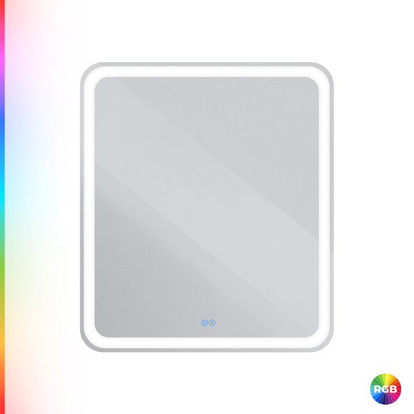 Зеркало Cezares Multicolore 70 CZR-SPC-MC-700-800-RGB-TCH с подсветкой с сенсорным выключателем и функцией памяти