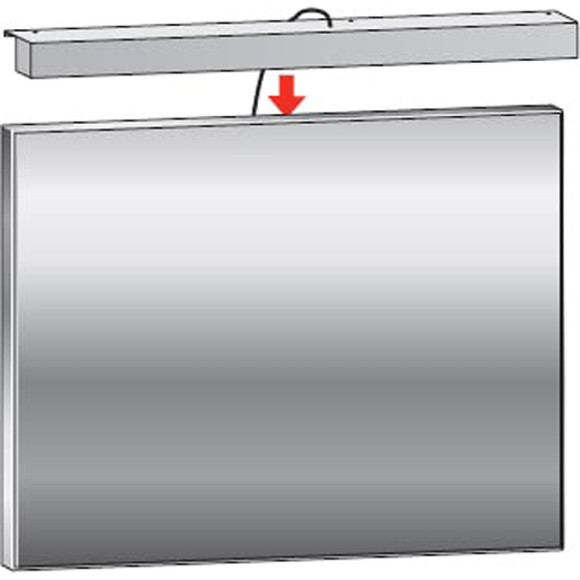 Светильник Laufen Frame 25 80 4.4749.1.900.007.1 Хром матовый