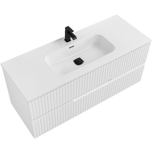 Тумба под раковину Cezares Duet-N 120 DUET-N-1200-2C-SO-BL подвесная Bianco Lucido