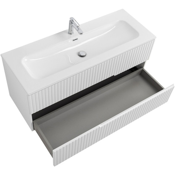 Тумба под раковину Cezares Duet-N 120 DUET-N-1200-2C-SO-BL подвесная Bianco Lucido