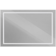 Зеркало BelBagno Kraft 120 SPC-KRAFT-1200-800-SENS-AL с подсветкой Сатин с сенсорным выключателем