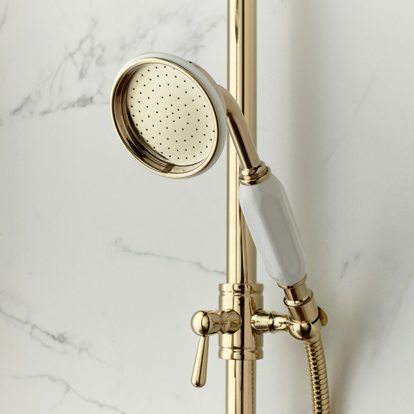 Душевая система Jacob Delafon Cleo 1889 E24311-BGG Золото глянцевое Душевая система Jacob Delafon Cleo 1889 E24311-BGG Золото глянцевое