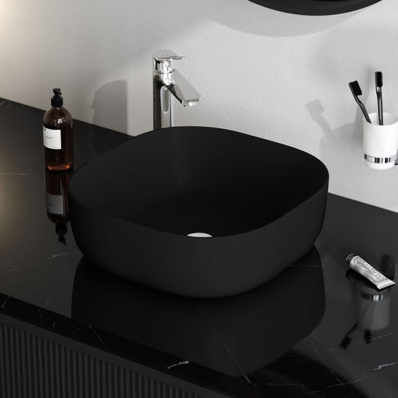 Раковина-чаша AM.PM Func 43 M8FWCC30430BM Черная матовая Раковина-чаша AM.PM Func 43 M8FWCC30430BM Черная матовая