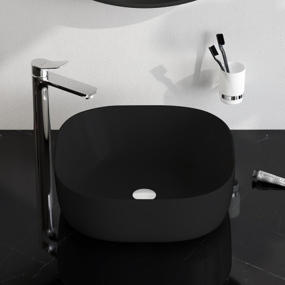 Раковина-чаша AM.PM Func 43 M8FWCC30430BM Черная матовая Раковина-чаша AM.PM Func 43 M8FWCC30430BM Черная матовая