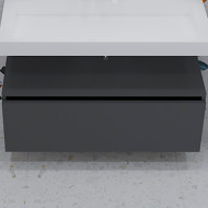 Тумба Boheme Armadi Art Vallessi UNO-S 100 897-100-A mat подвесная Антрацит матовый