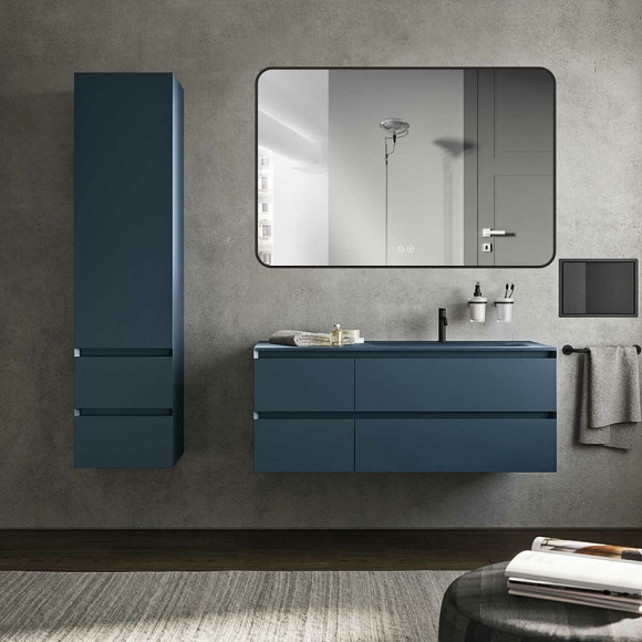 Зеркало Vincea 120 VLM-3VC120B-2 с подсветкой Черное с сенсорным выключателем с подогревом и диммером Зеркало Vincea 120 VLM-3VC120B-2 с подсветкой Черное с сенсорным выключателем с подогревом и диммером