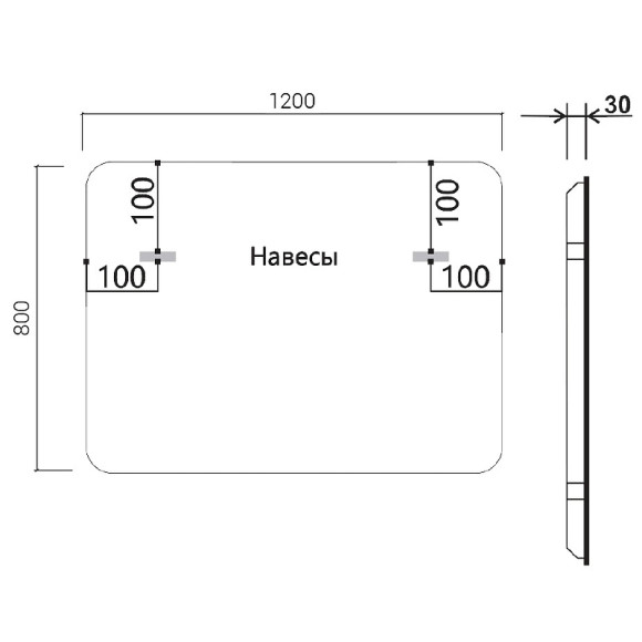 Зеркало Vincea 120 VLM-3VC120B-2 с подсветкой Черное с сенсорным выключателем с подогревом и диммером Зеркало Vincea 120 VLM-3VC120B-2 с подсветкой Черное с сенсорным выключателем с подогревом и диммером
