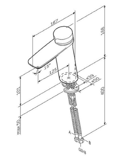 Смеситель для раковины AM.PM Inspire 2.0 TouchReel F50A02500 Хром Смеситель для раковины AM.PM Inspire 2.0 TouchReel F50A02500 Хром