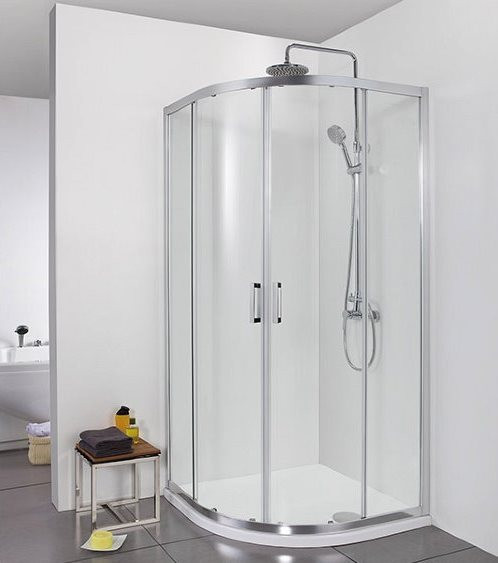 Душевой уголок Bravat Line 90x90 BS090.1201A профиль Хром стекло прозрачное Душевой уголок Bravat Line 90x90 BS090.1201A профиль Хром стекло прозрачное