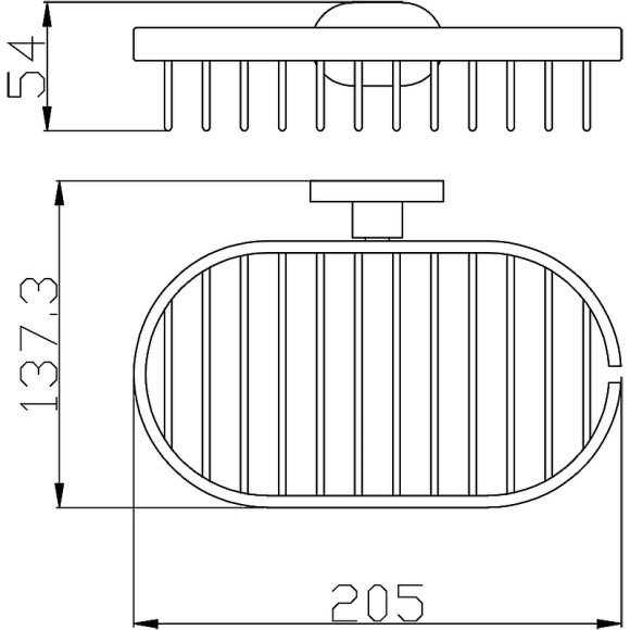 Мыльница Rav Slezak Yukon YUA0301CB Хром Белый Мыльница Rav Slezak Yukon YUA0301CB Хром Белый