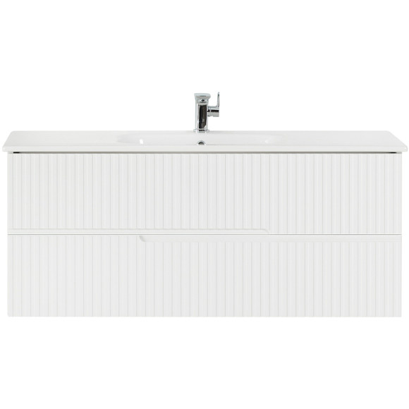 Тумба под раковину Cezares Duet 120 DUET-1200-2C-SO-BO подвесная Bianco Opaco