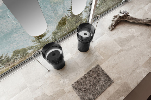 Раковина Abber Kristall 45 AT2701Onyx Черная Раковина Abber Kristall 45 AT2701Onyx Черная