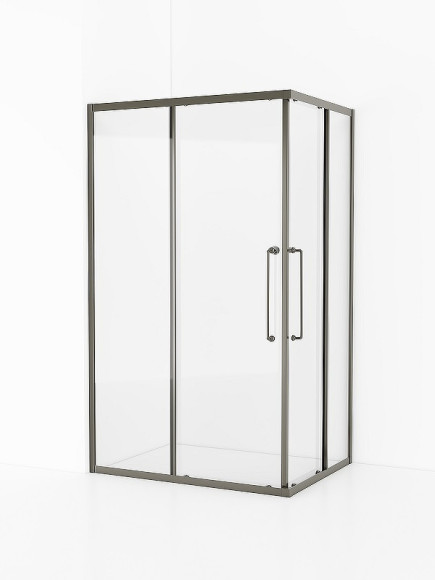 Душевой уголок Cezares Relax-304 120x90 RELAX-304-AH-2-120/90-C-GM профиль Оружейная сталь стекло прозрачное Душевой уголок Cezares Relax-304 120x90 RELAX-304-AH-2-120/90-C-GM профиль Оружейная сталь стекло прозрачное