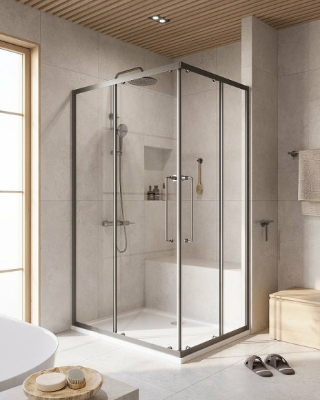 Душевой уголок Cezares Relax-304 120x90 RELAX-304-AH-2-120/90-C-GM профиль Оружейная сталь стекло прозрачное Душевой уголок Cezares Relax-304 120x90 RELAX-304-AH-2-120/90-C-GM профиль Оружейная сталь стекло прозрачное