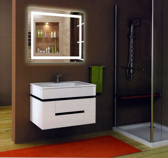 Зеркало Континент Rimini 1200х800 ЗЛП141 с подсветкой с сенсорным выключателем Зеркало Континент Rimini 1200х800 ЗЛП141 с подсветкой с сенсорным выключателем