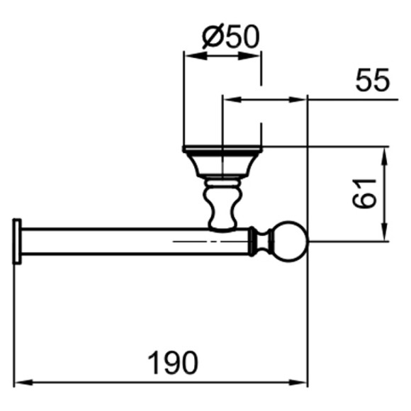 Держатель туалетной бумаги Webert Karenina KA500801010 Золото Держатель туалетной бумаги Webert Karenina KA500801010 Золото